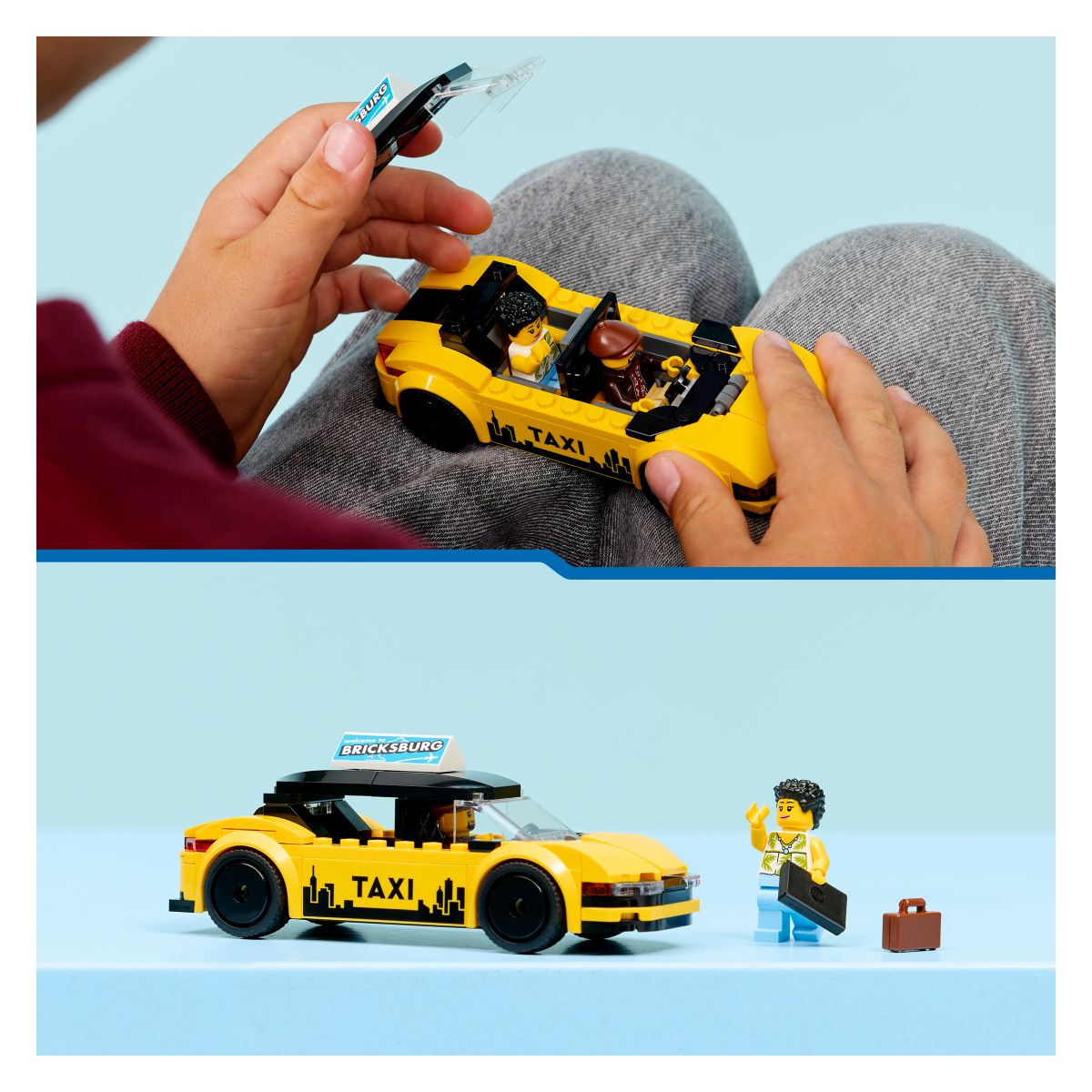 Lego City Rumeni taksi 60487