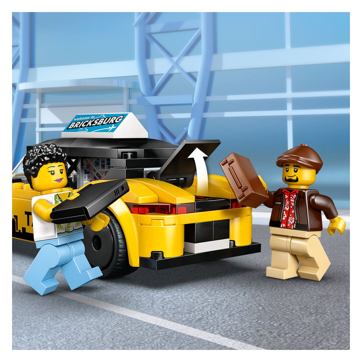 Lego City Rumeni taksi 60487