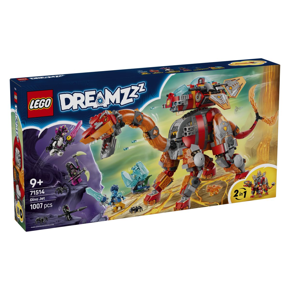 Kocke Dreamzzz Dinozavrski reaktivec 71514