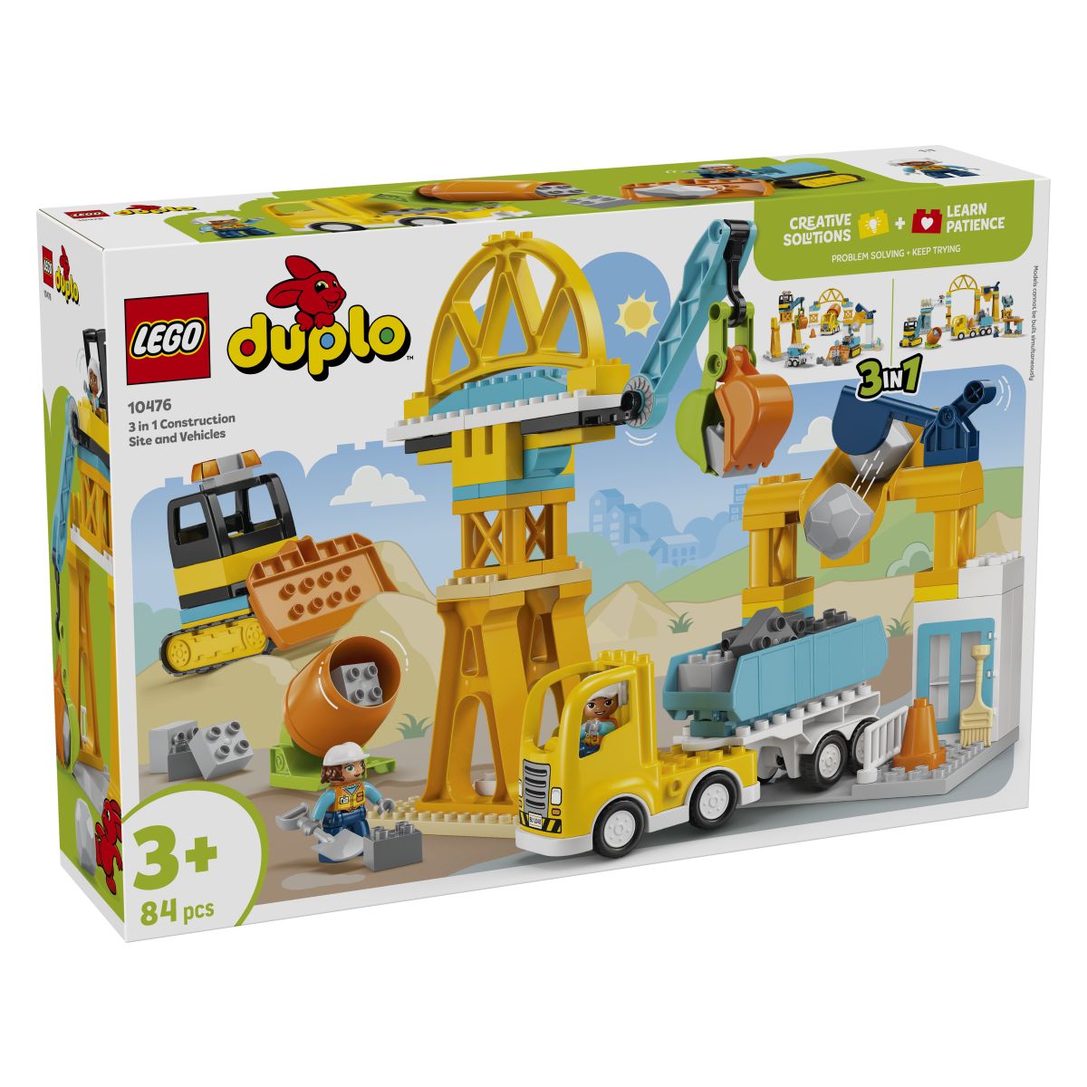 Kocke Duplo 3v1 Gradbišče in vozila 10476 Kocke Duplo 3v1 Gradbišče in vozila 10476