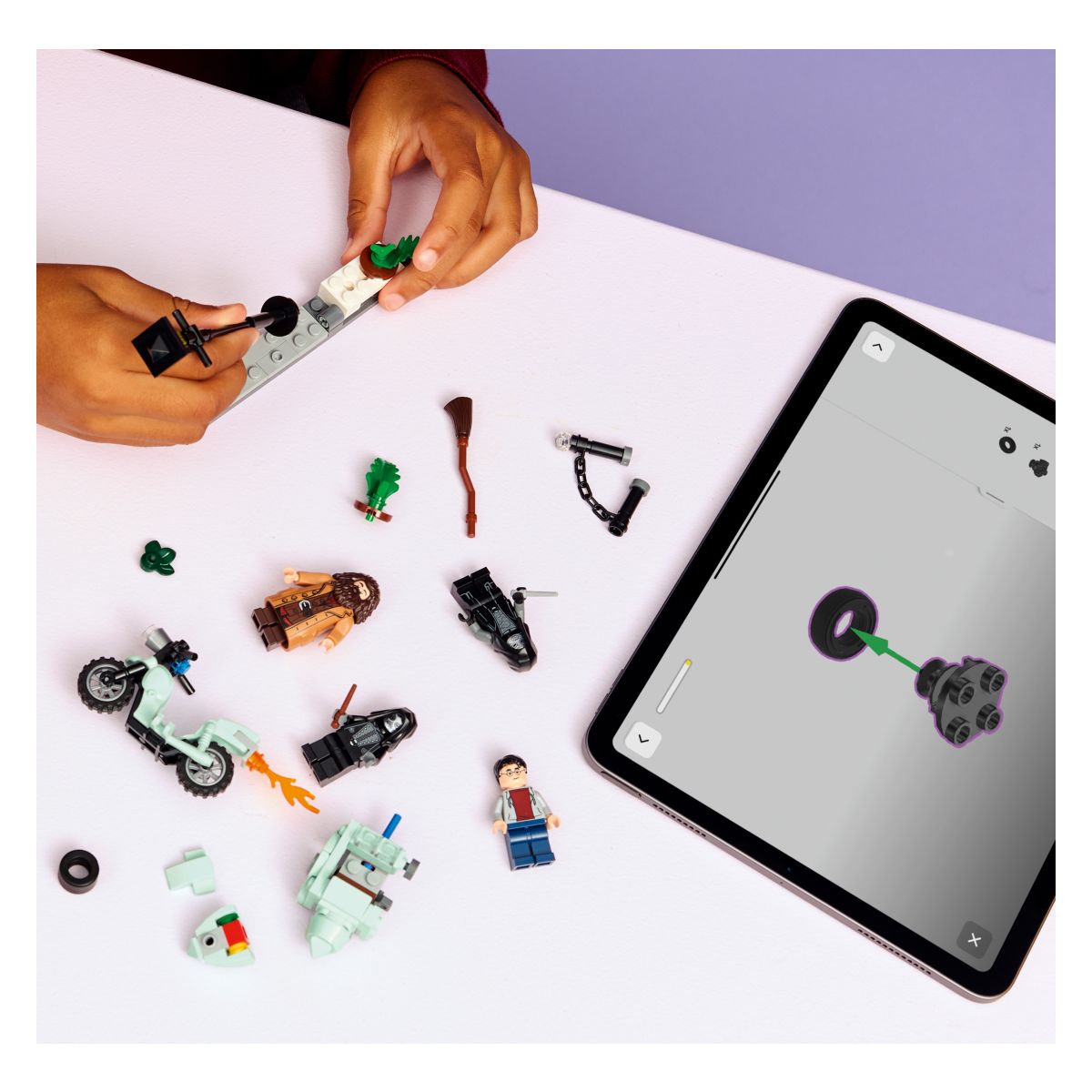 Kocke Harry Potter Hagrid in Harry bežita z Rožmarinove ulice 76459 Kocke Harry Potter Hagrid in Harry bežita z Rožmarinove ulice 76459