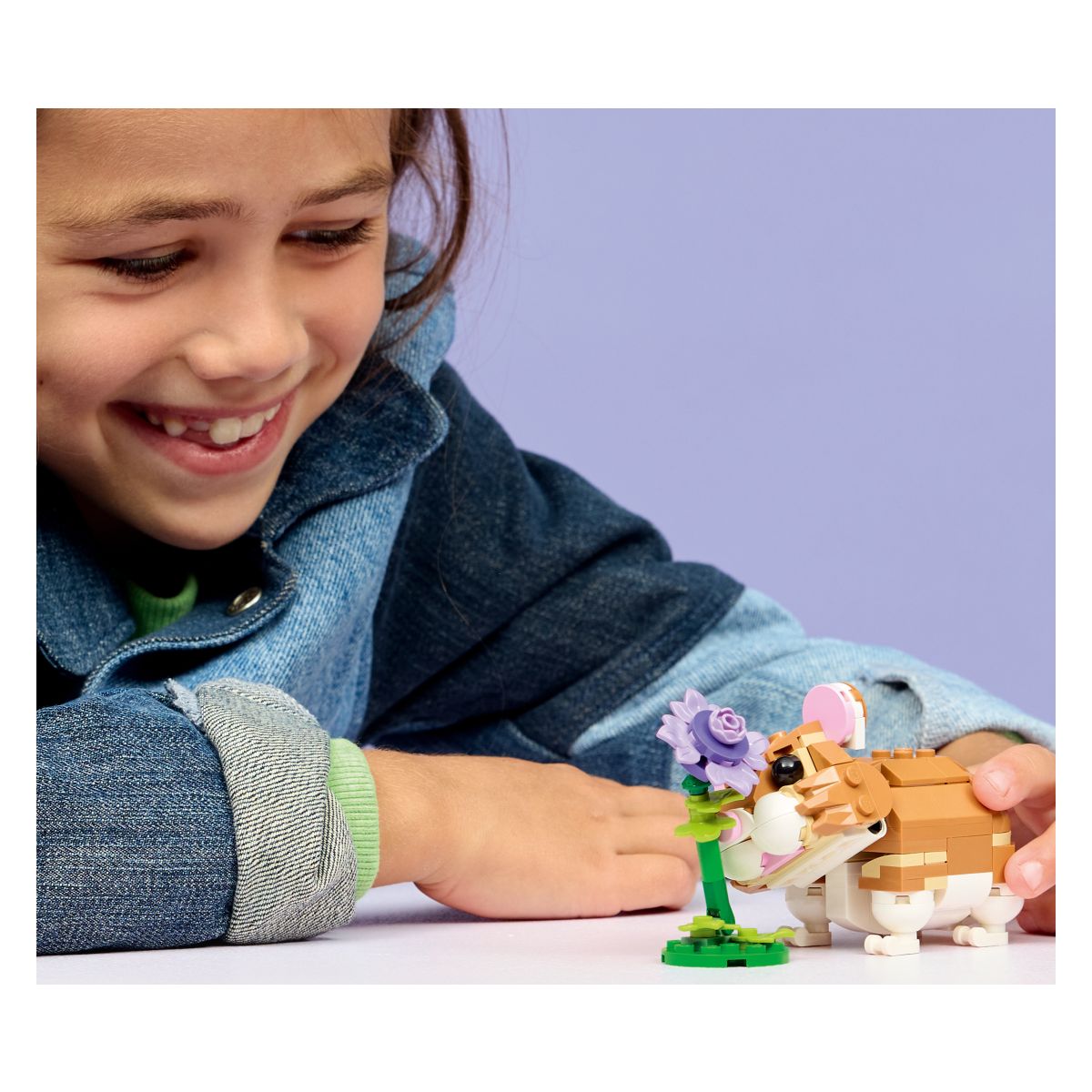 Kocke Creator Ljubek hrček z rožico 31376 Kocke Creator Ljubek hrček z rožico 31376