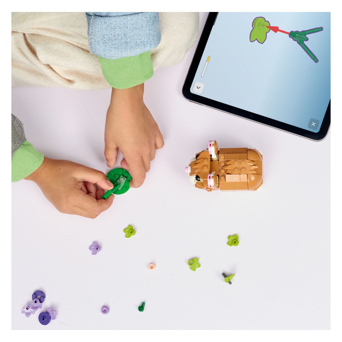 Kocke Creator Ljubek hrček z rožico 31376 Kocke Creator Ljubek hrček z rožico 31376