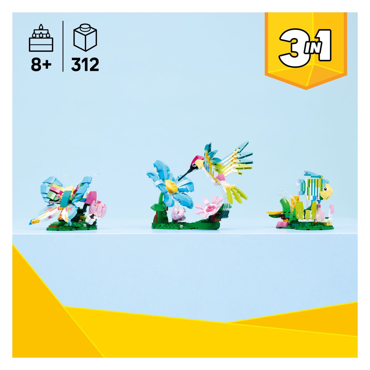 Kocke Creator Divje živali: Pisani kolibri 31384 Kocke Creator Divje živali: Pisani kolibri 31384