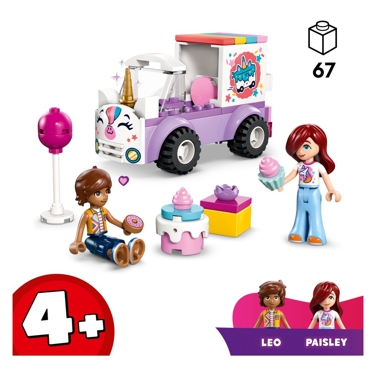 Lego Friends Samorogast avto za dostavo tort 42675