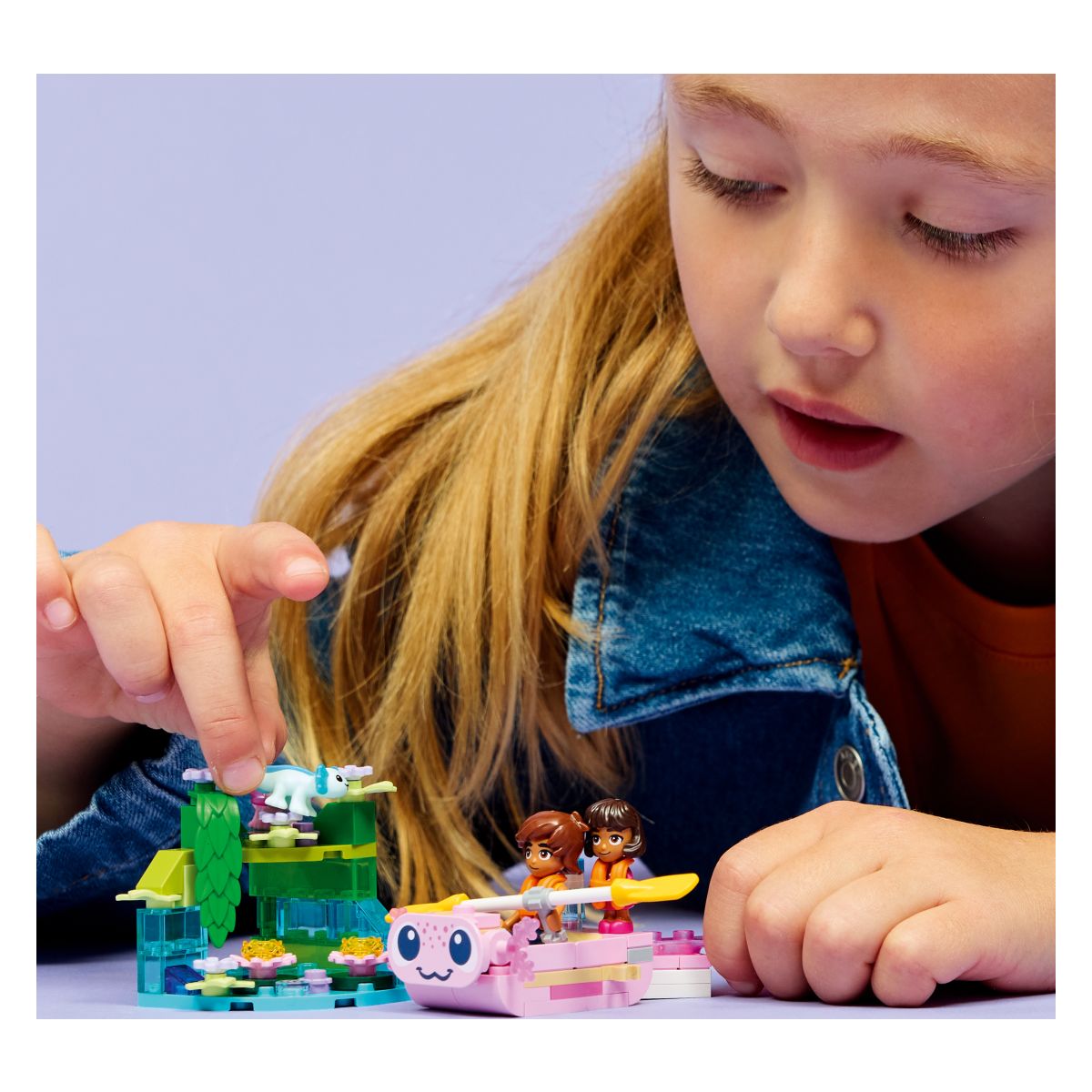 Kocke Friends Aksolotlski čoln za dogodivščine 42681