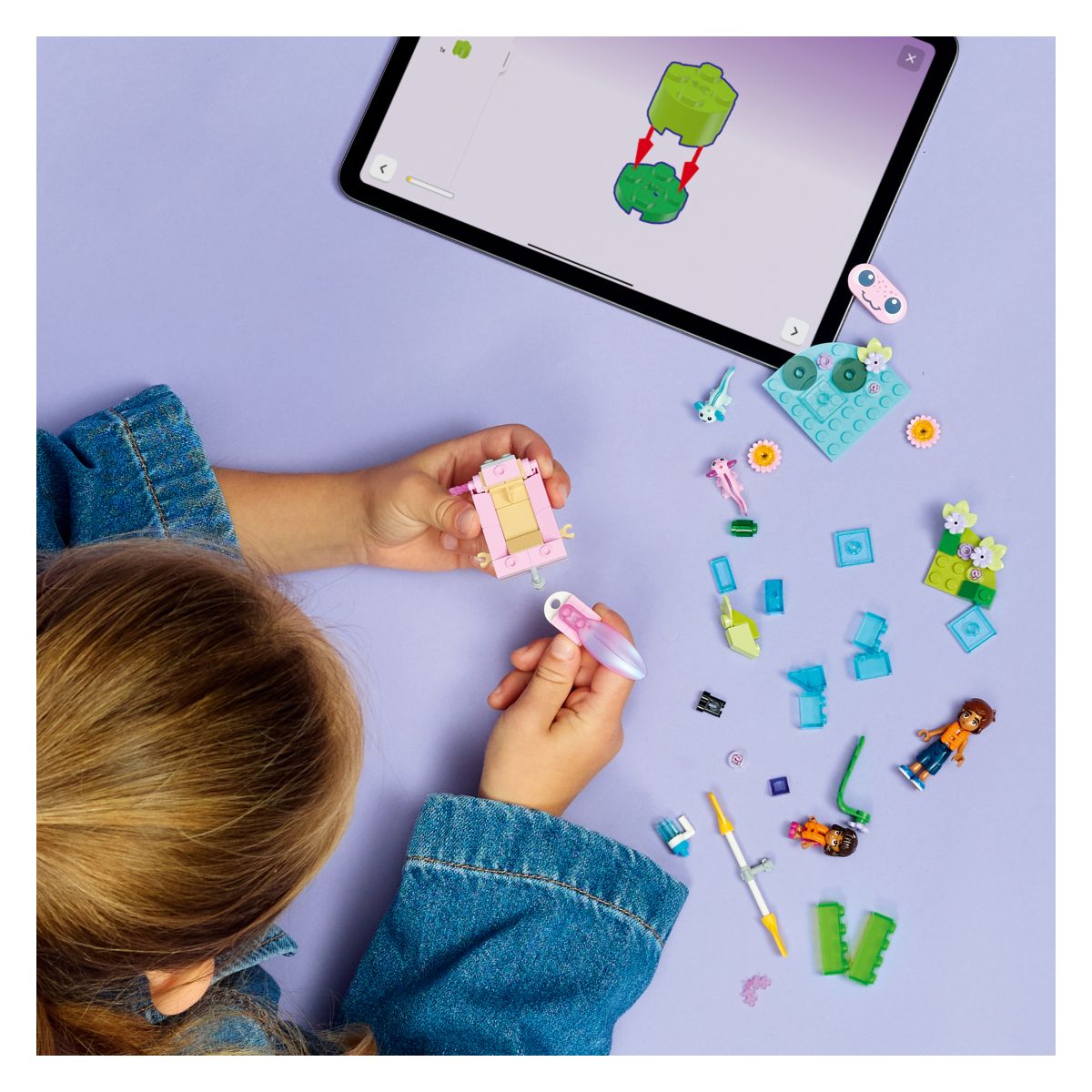 Kocke Friends Aksolotlski čoln za dogodivščine 42681