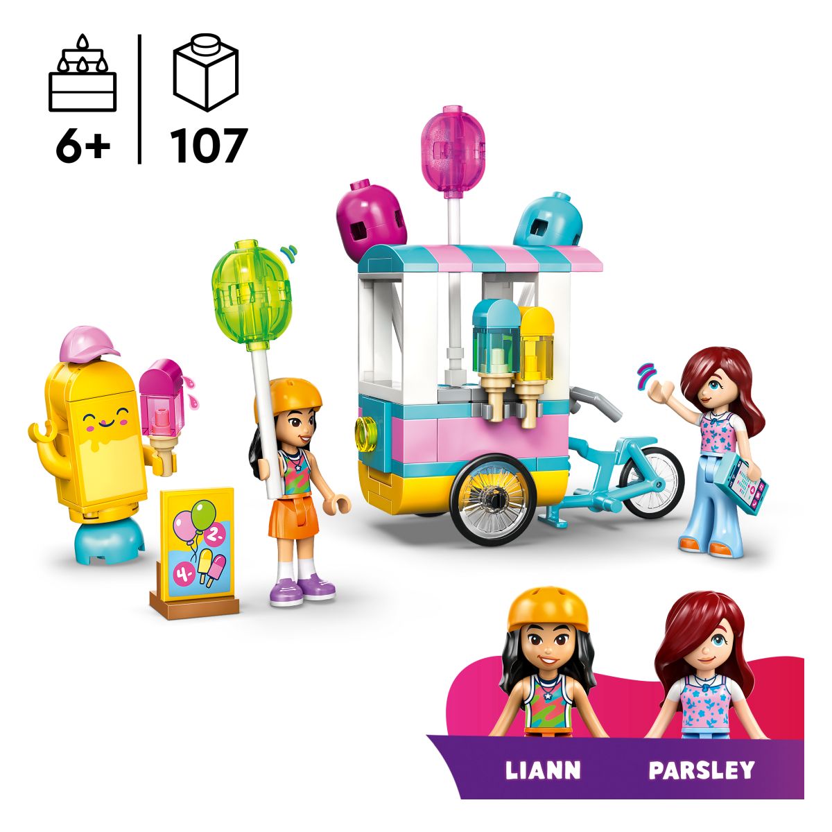 Kocke Friends Stojnica s sladoledom in baloni 42692