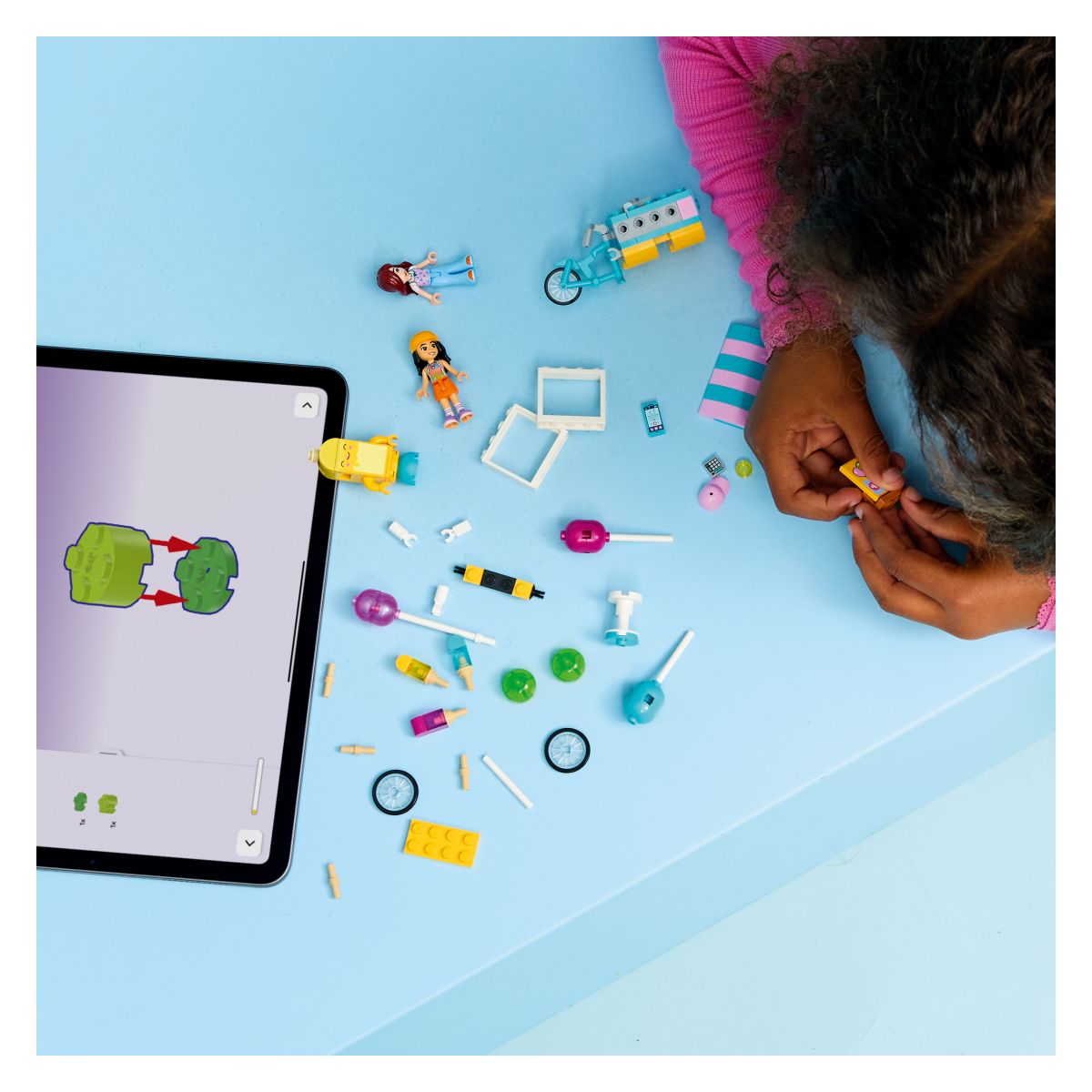 Kocke Friends Stojnica s sladoledom in baloni 42692