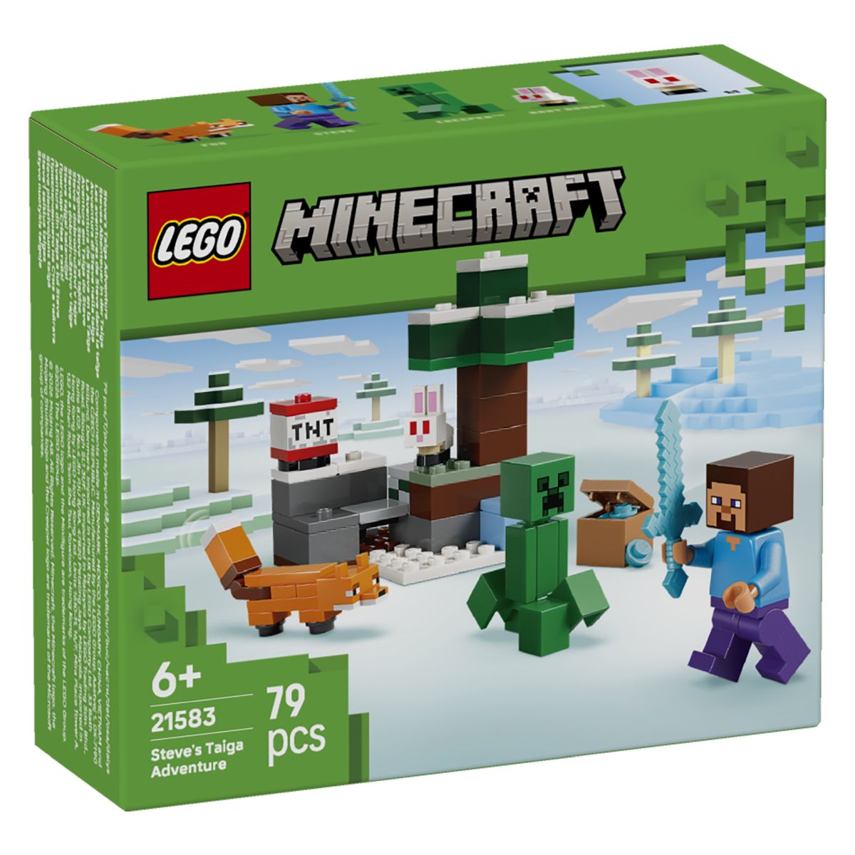 Kocke Minecraft Stevova pustolovščina v tajgi 21583 Kocke Minecraft Stevova pustolovščina v tajgi 21583