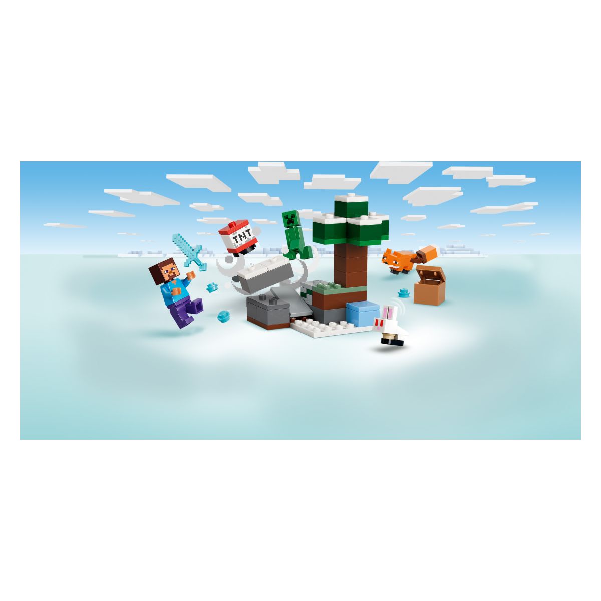 Kocke Minecraft Stevova pustolovščina v tajgi 21583 Kocke Minecraft Stevova pustolovščina v tajgi 21583