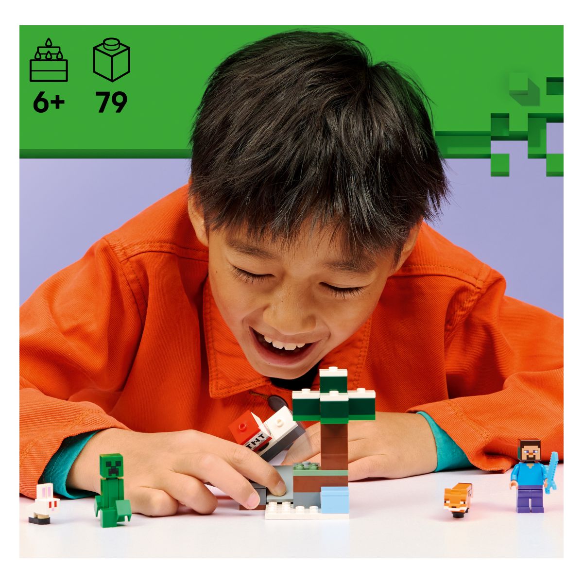 Kocke Minecraft Stevova pustolovščina v tajgi 21583 Kocke Minecraft Stevova pustolovščina v tajgi 21583