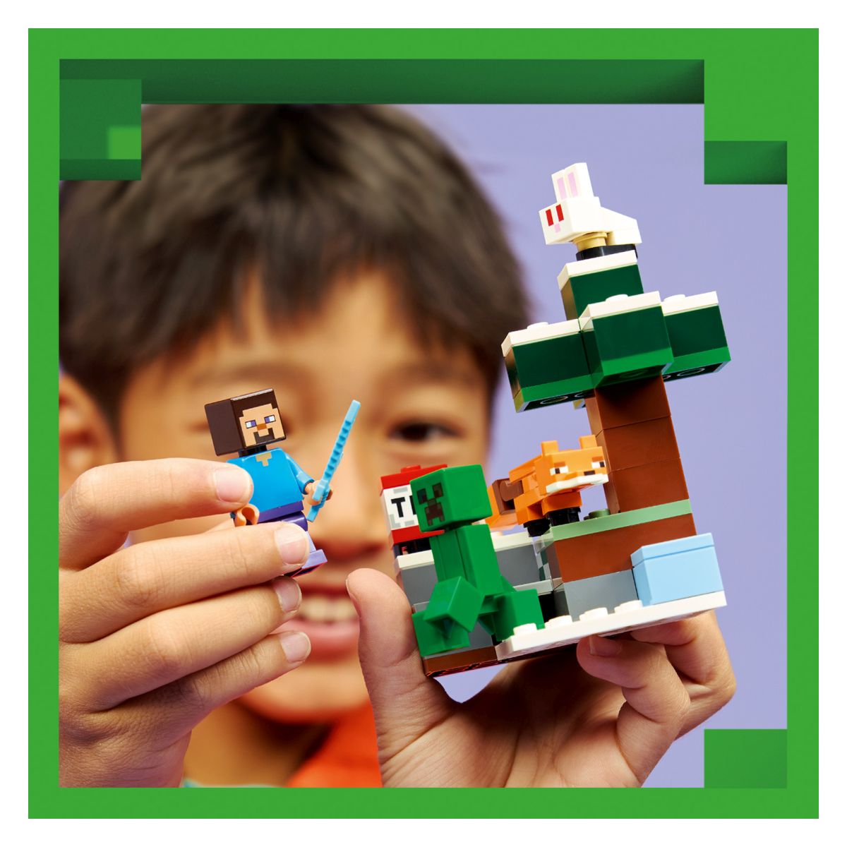 Kocke Minecraft Stevova pustolovščina v tajgi 21583 Kocke Minecraft Stevova pustolovščina v tajgi 21583