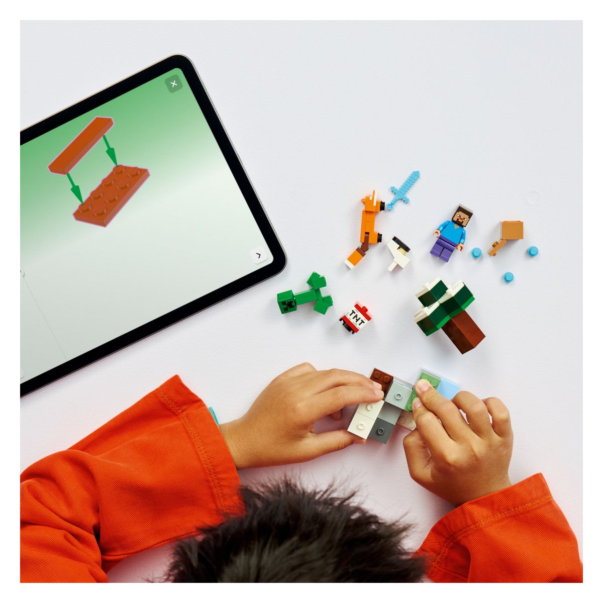 Kocke Minecraft Stevova pustolovščina v tajgi 21583 Kocke Minecraft Stevova pustolovščina v tajgi 21583