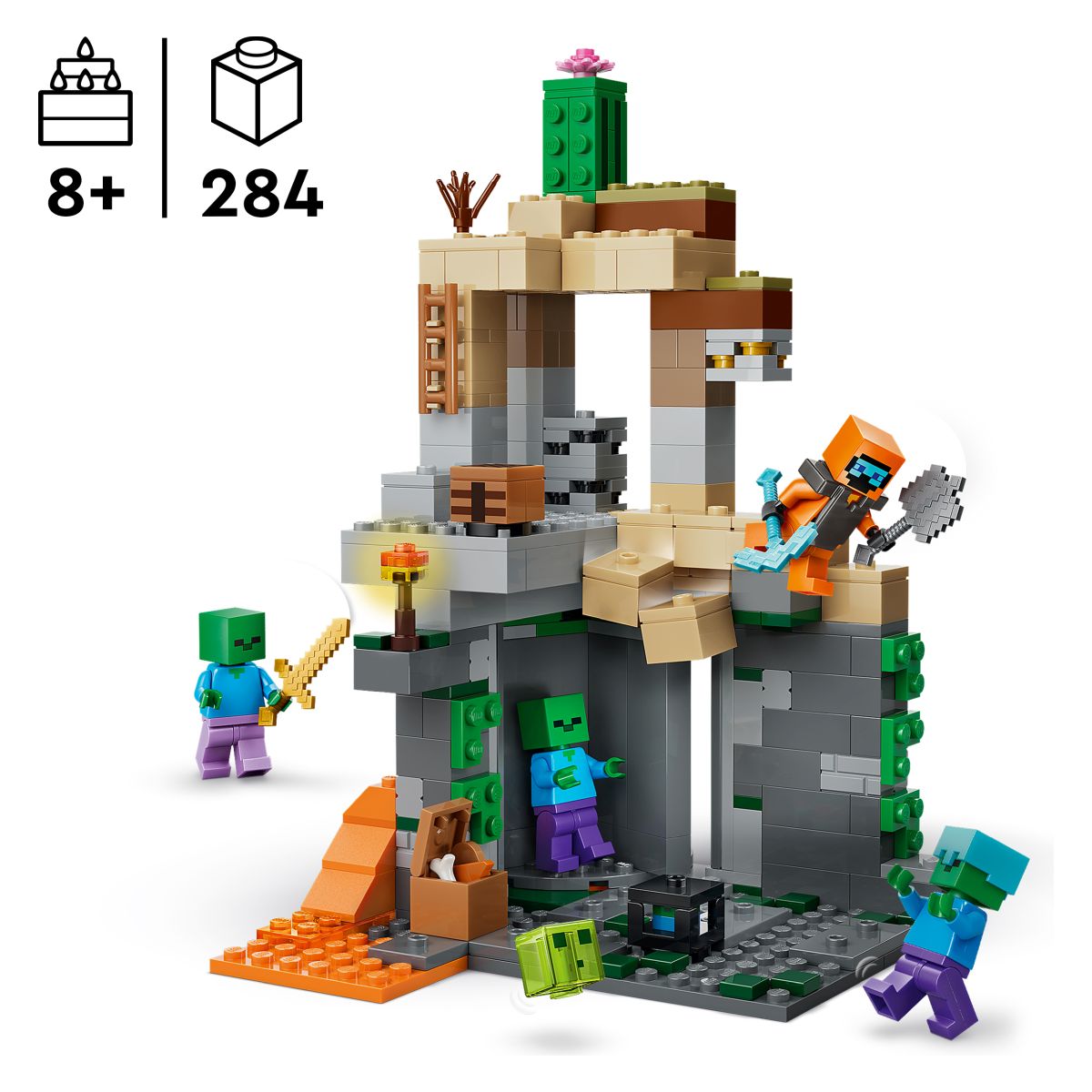 Kocke Minecraft Ječa za zombije 21587