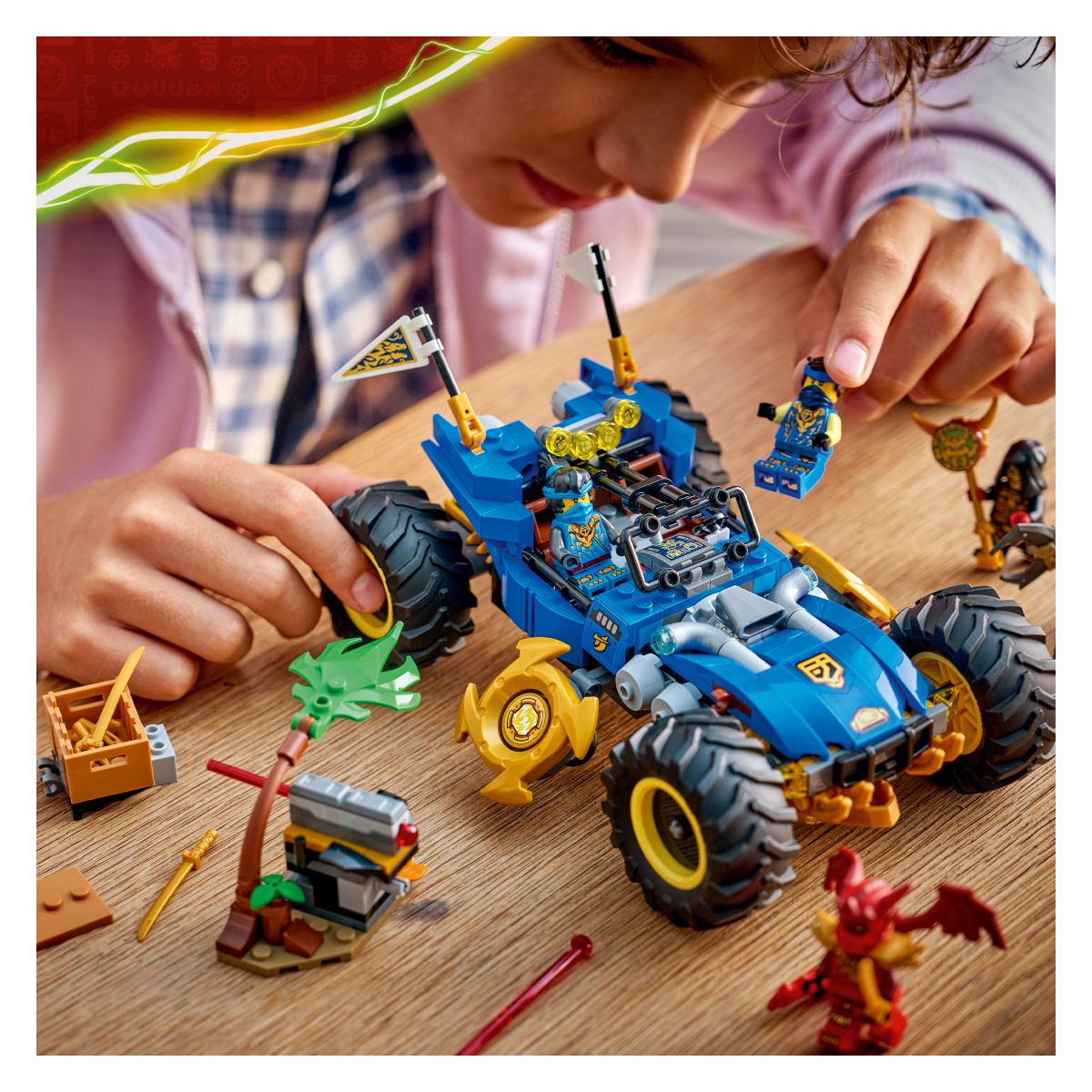 Kocke Ninjago Jayev preoblikovalni avto 71856