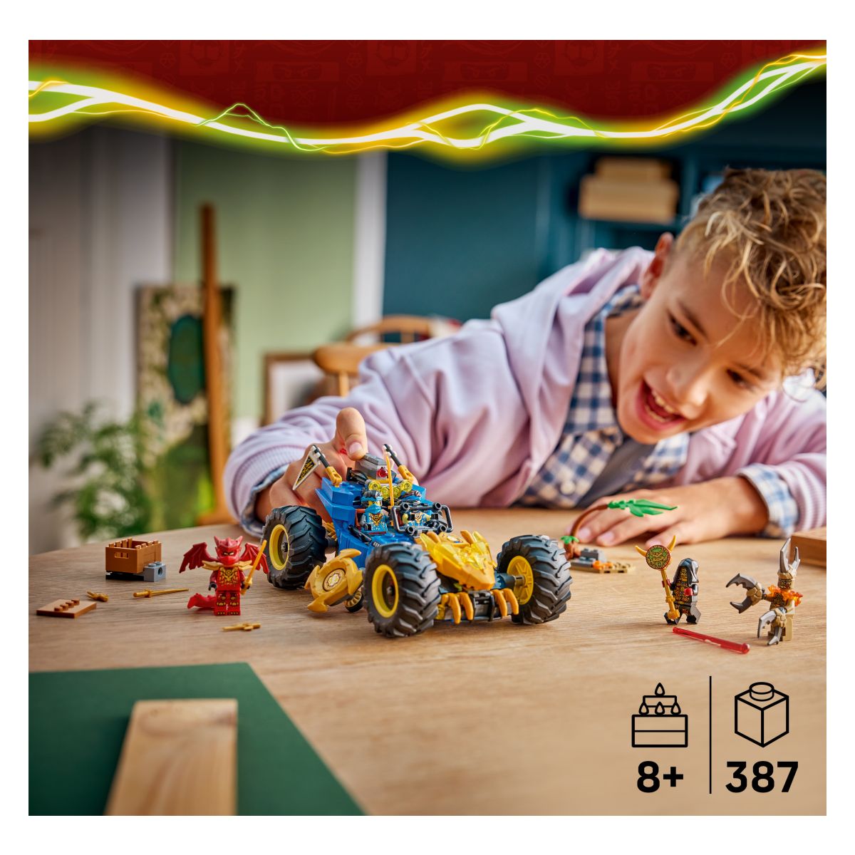 Kocke Ninjago Jayev preoblikovalni avto 71856