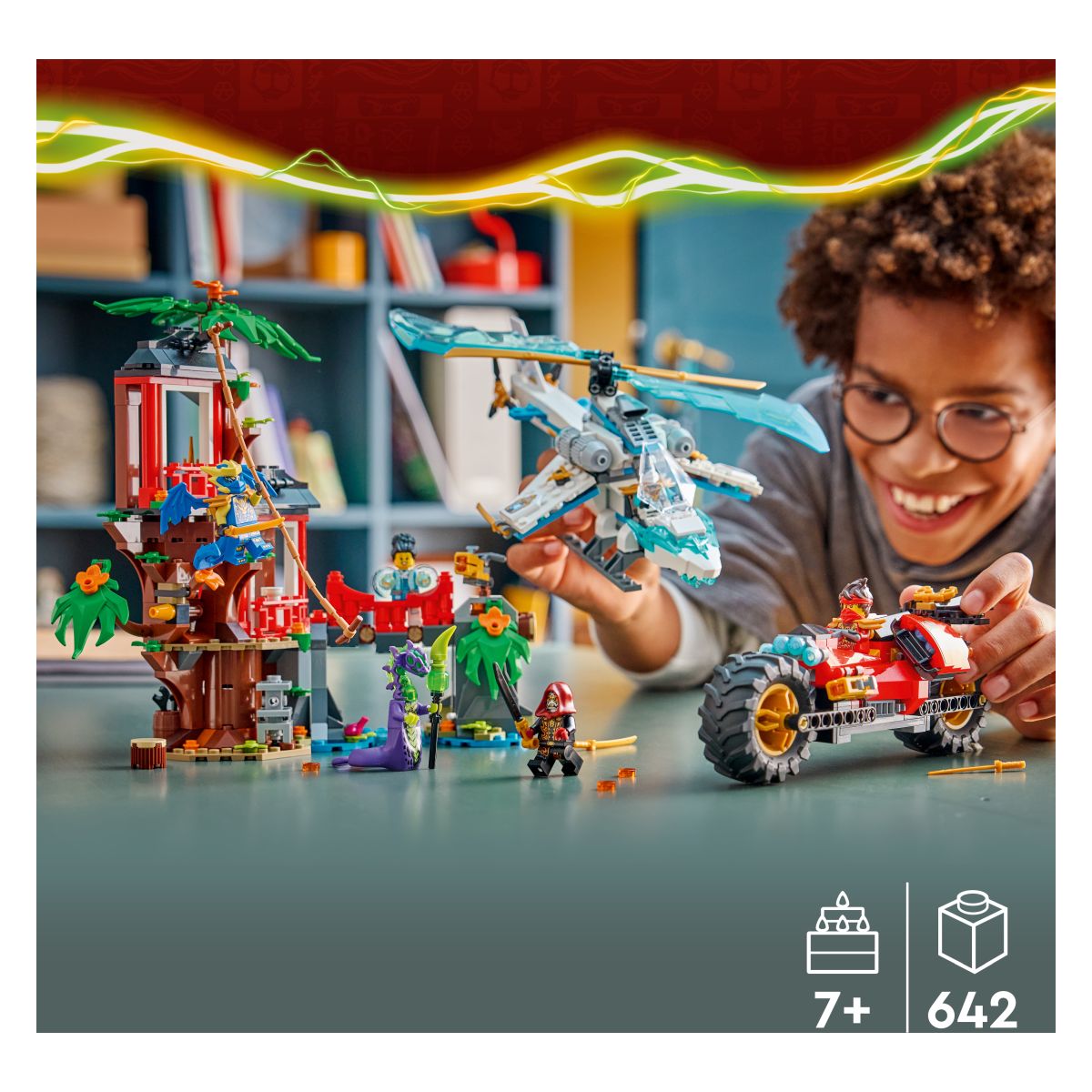 Kocke Ninjago Spopad z ninja vozili pri Drevesni hišici 71857 Kocke Ninjago Spopad z ninja vozili pri Drevesni hišici 71857