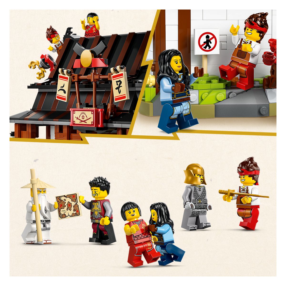 Kocke Ninjago 15. obletnica – Kovačnica štirih orožij 71858 Kocke Ninjago 15. obletnica – Kovačnica štirih orožij 71858