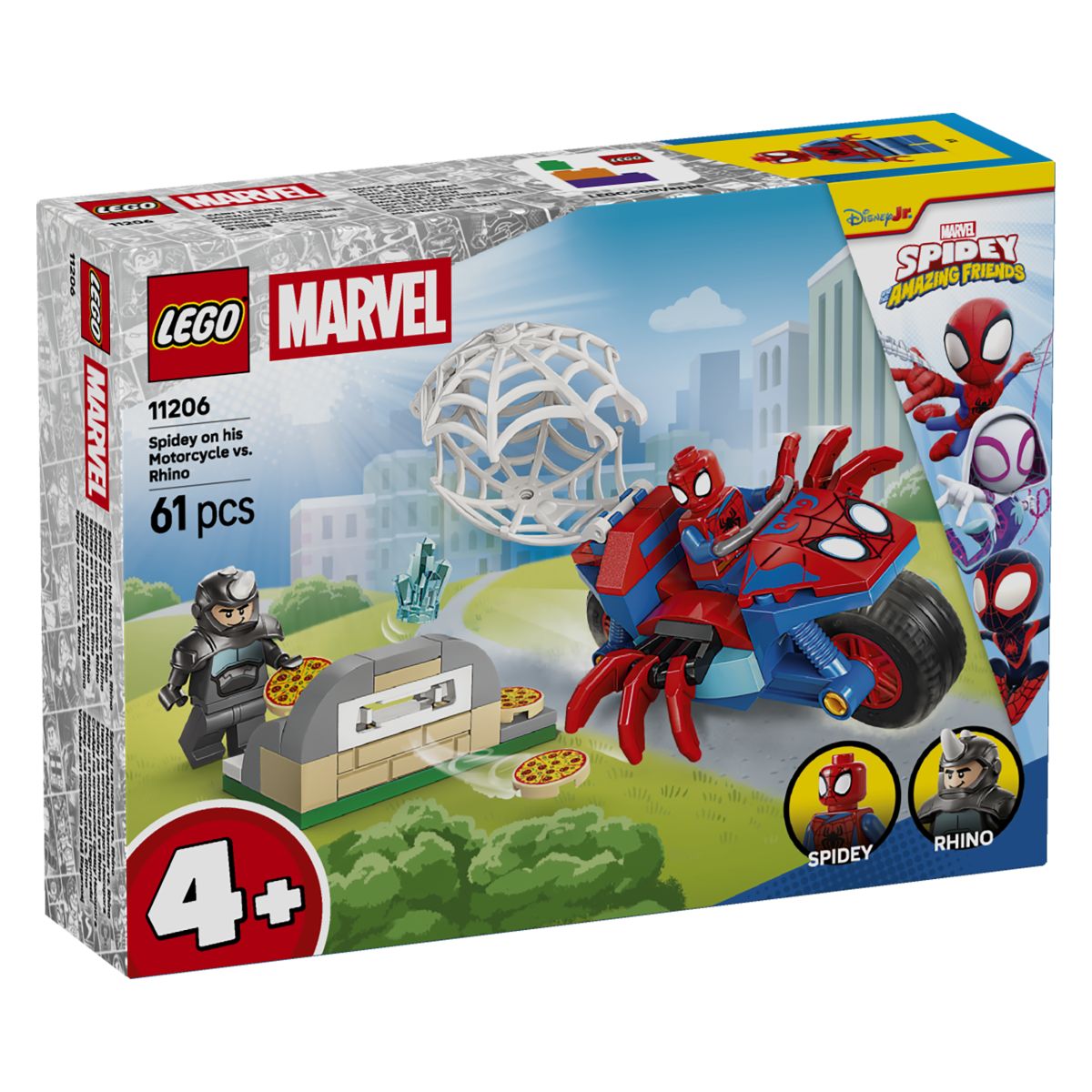 Kocke Spidey - Spidey na motorju proti Rhinu 11206