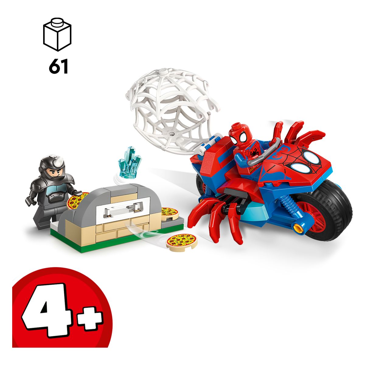 Kocke Spidey - Spidey na motorju proti Rhinu 11206