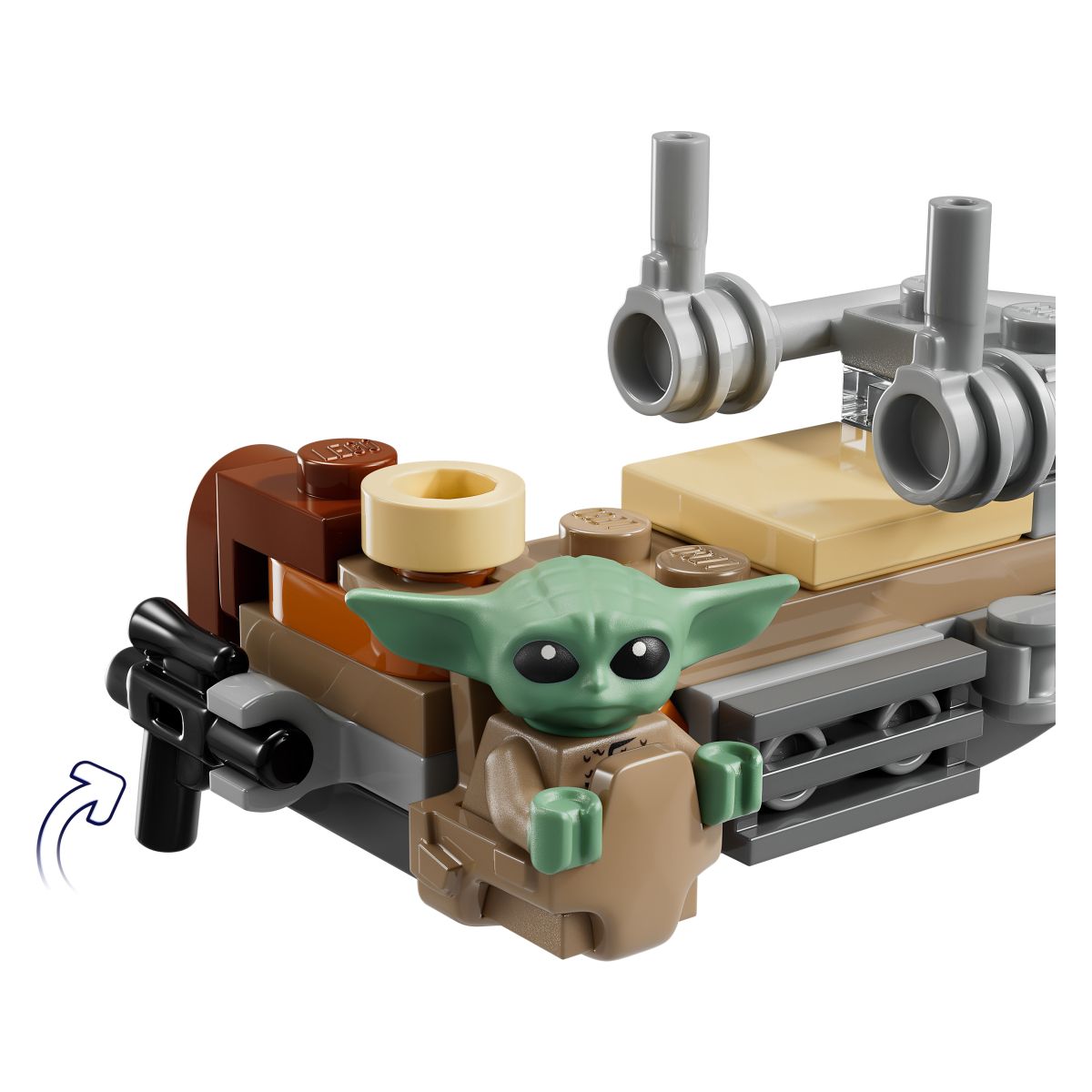 Kocke Star Wars Dirkalni motor za Mandalorca in Groguja 75436 Kocke Star Wars Dirkalni motor za Mandalorca in Groguja 75436