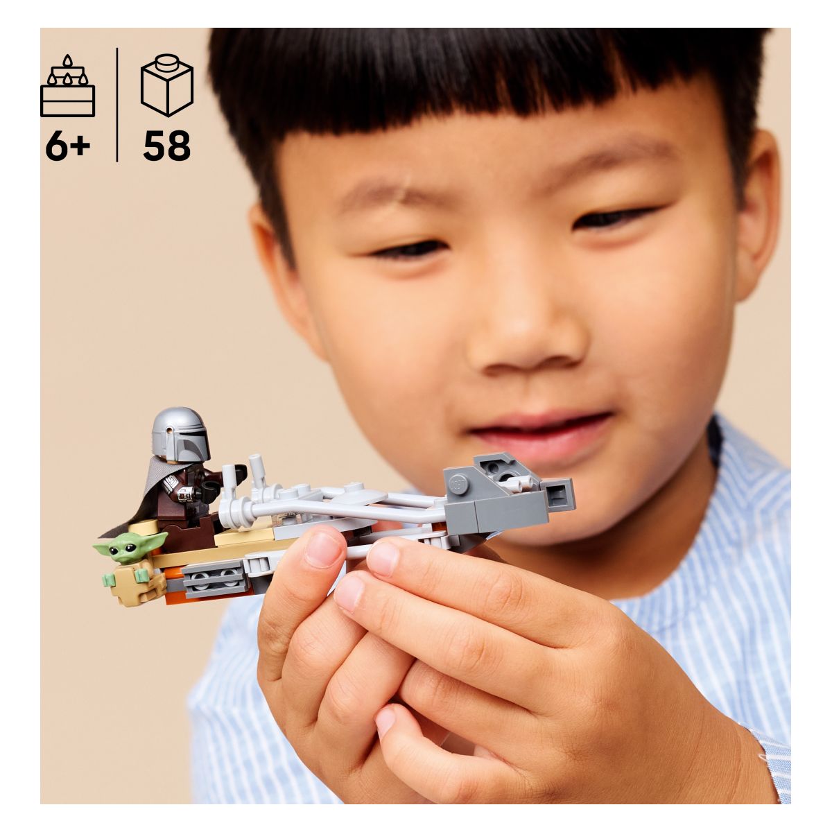 Kocke Star Wars Dirkalni motor za Mandalorca in Groguja 75436 Kocke Star Wars Dirkalni motor za Mandalorca in Groguja 75436