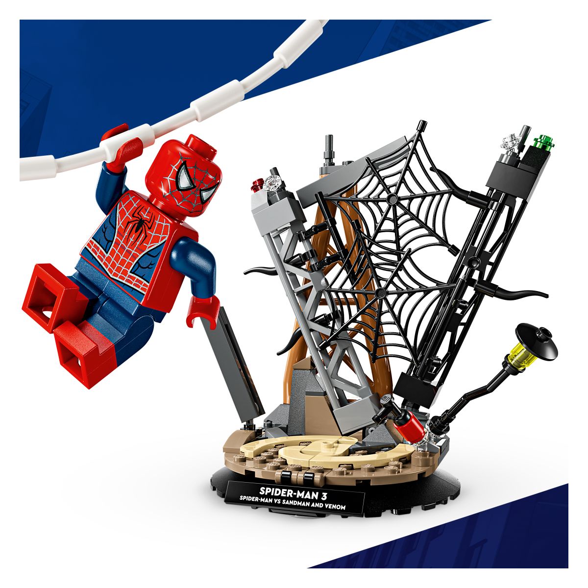 Kocke Super Heroes Epska bitka: Spider-Man proti Sandmanu 76334