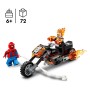 Kocke Super Heroes Spider-Man proti motoristu Ghost Riderju 76335