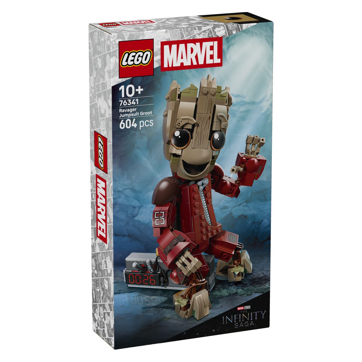 Kocke Super Heroes Groot v pajacu uničevalca 76341 Kocke Super Heroes Groot v pajacu uničevalca 76341