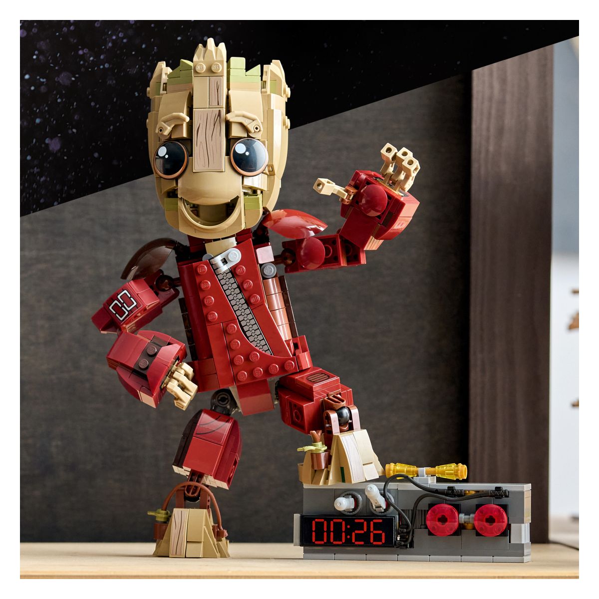 Kocke Super Heroes Groot v pajacu uničevalca 76341 Kocke Super Heroes Groot v pajacu uničevalca 76341