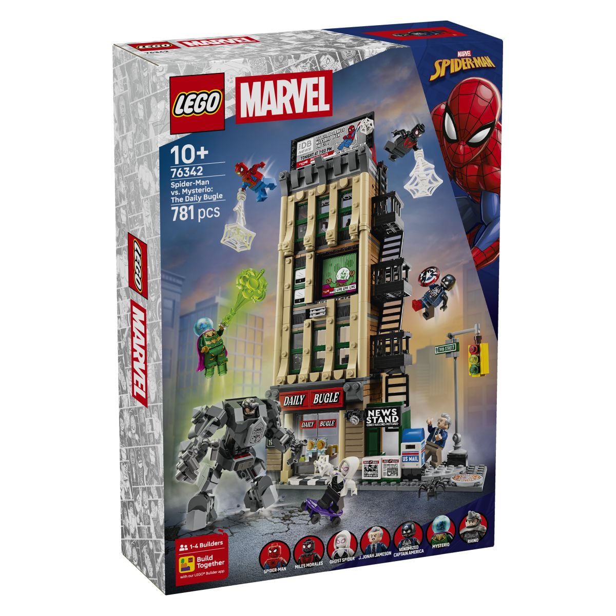 Kocke Super Heroes Spider-Man proti Mysteriu: Daily Bugle 76342
