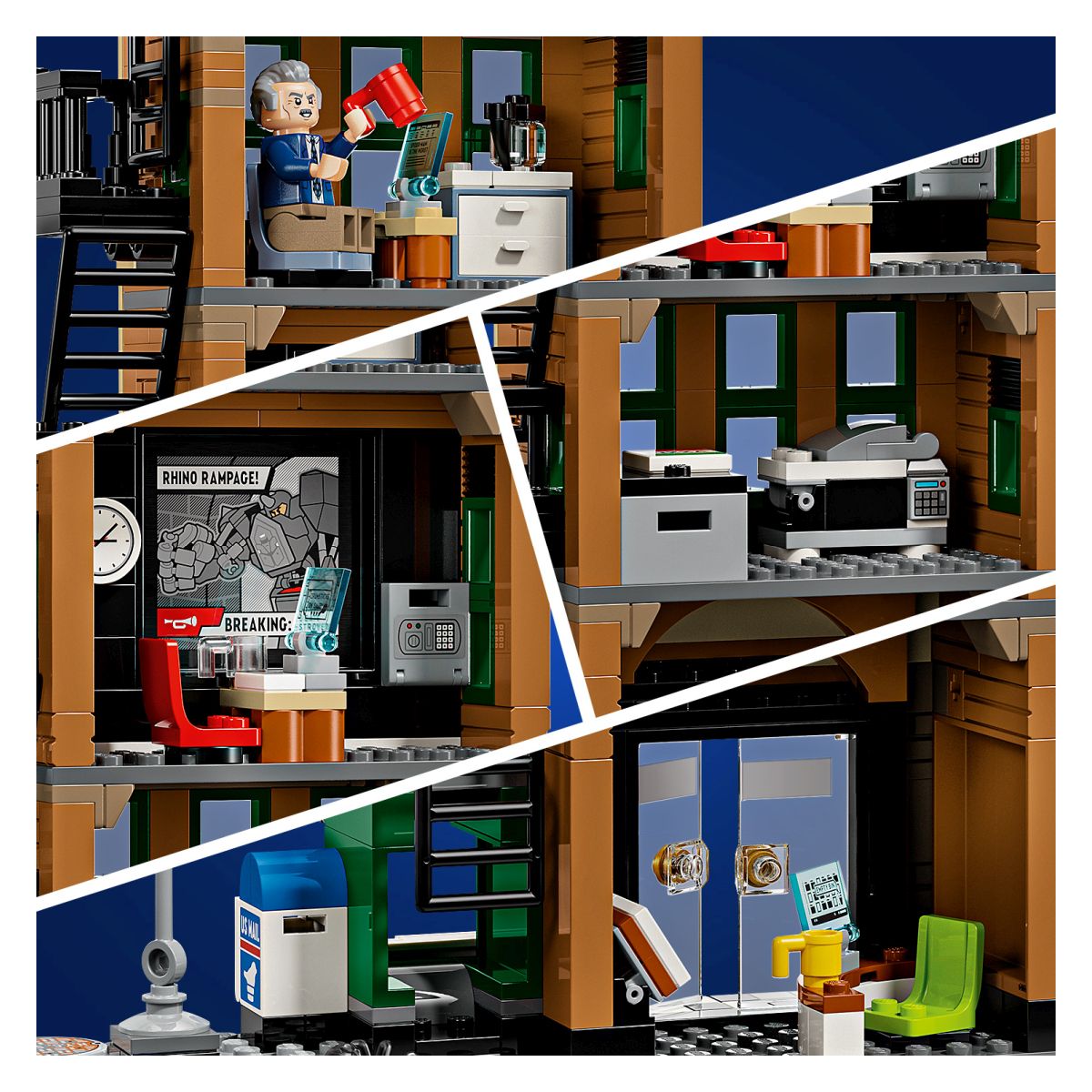 Kocke Super Heroes Spider-Man proti Mysteriu: Daily Bugle 76342