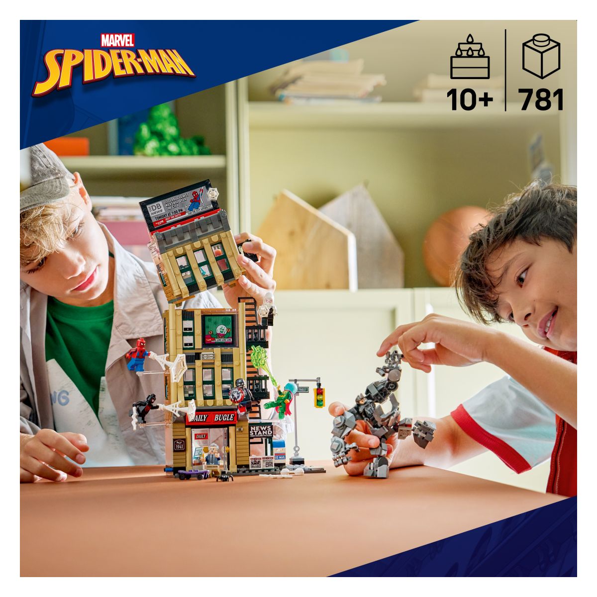 Kocke Super Heroes Spider-Man proti Mysteriu: Daily Bugle 76342