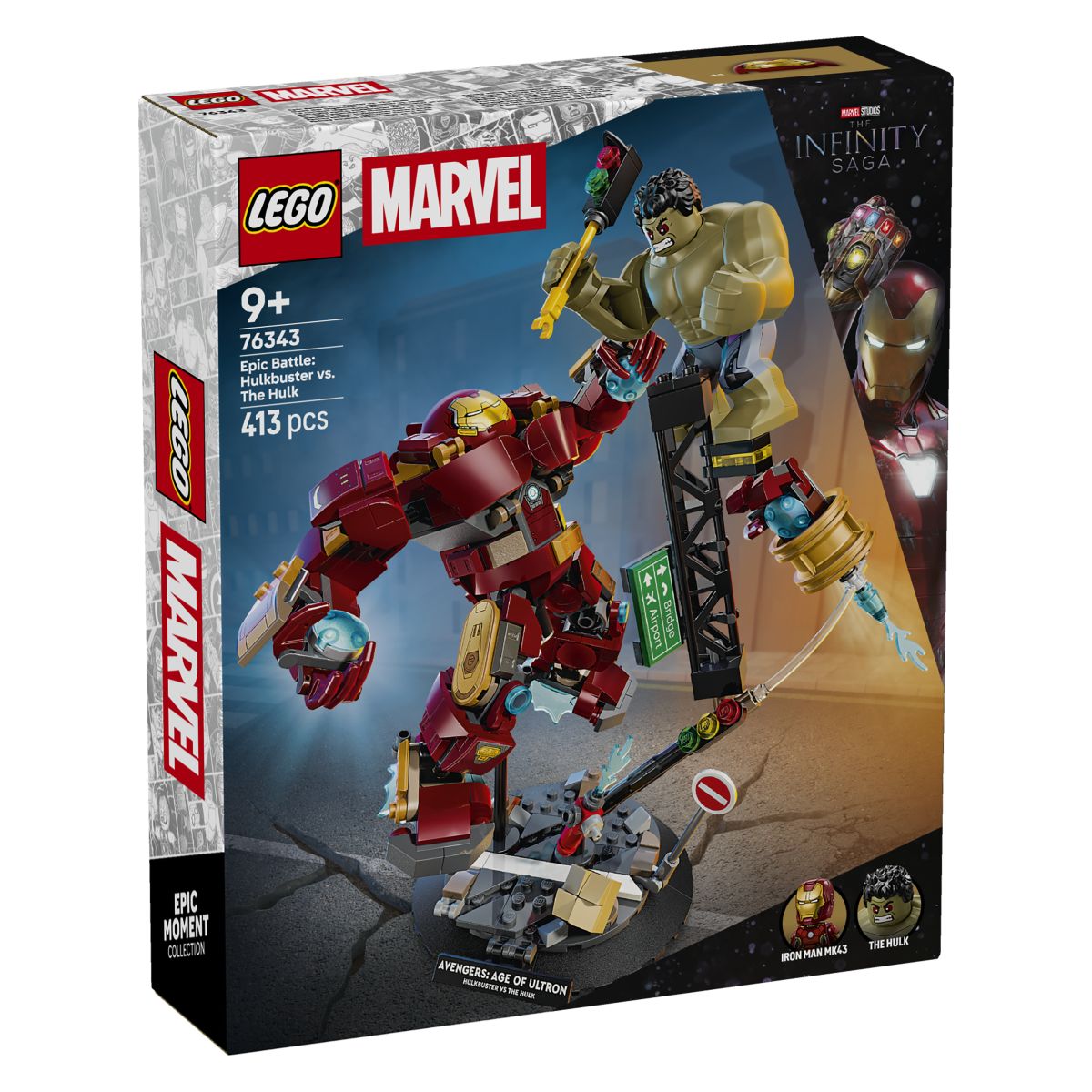 Kocke Super Heroes Epska bitka:Hulkbuster proti Hulku 76343