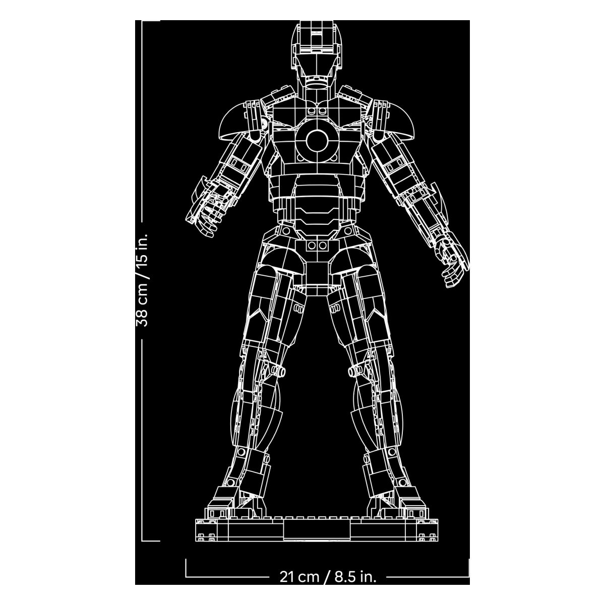 Kocke Super Heroes Iron Man Mark 3 – zbirateljska izdaja 76344
