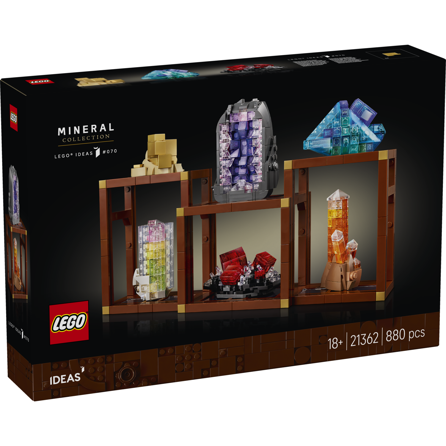 Kockice IDEAS Zbirka Mineral 21362