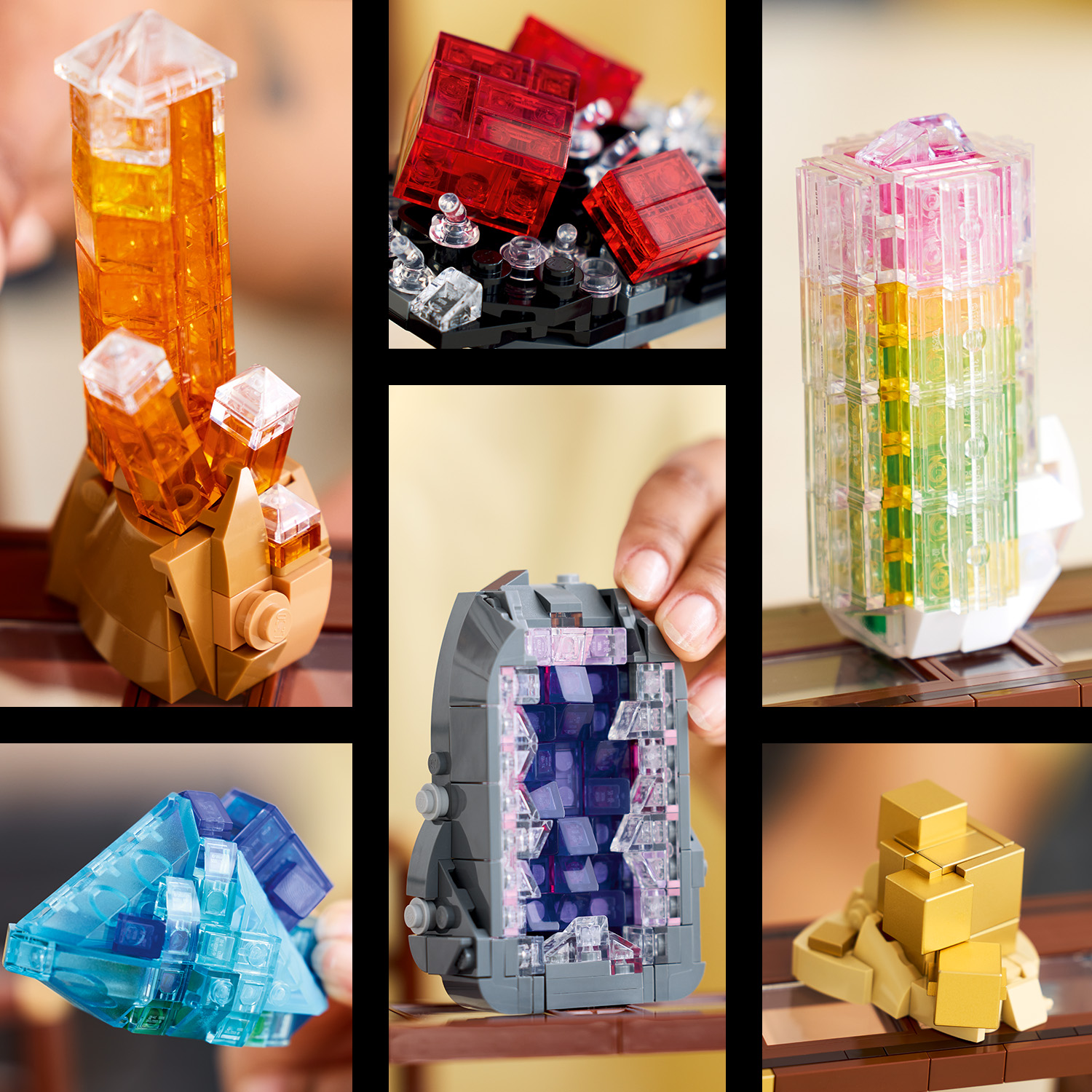 Kockice IDEAS Zbirka Mineral 21362