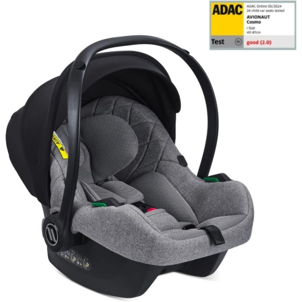 Cosmo AirFlow Grey i-Size autosjedalica za bebu 40-87 cm Cosmo AirFlow Grey i-Size autosjedalica za bebu 40-87 cm