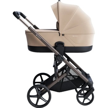 SIRIUS Beige dječja kolica s košarom SIRIUS Beige dječja kolica s košarom