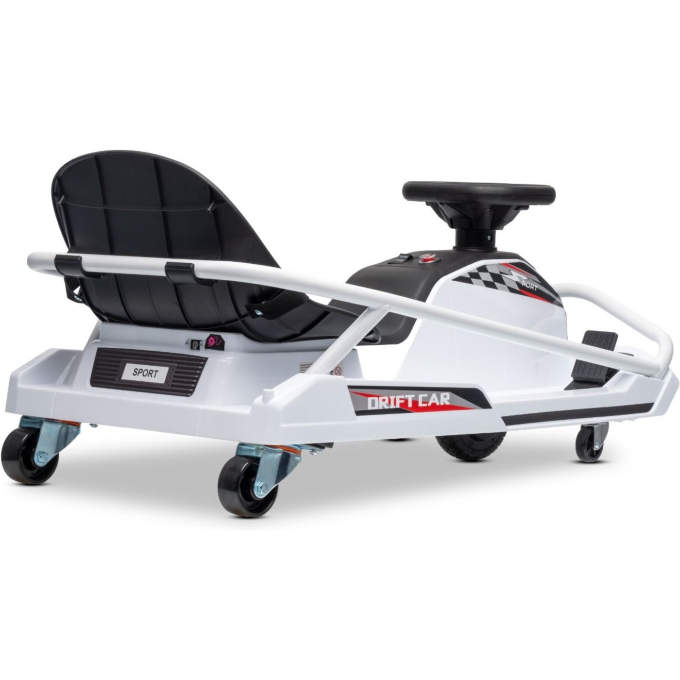 22V Drift Go-Kart, bel otroški avto Beneo 22V Drift Go-Kart, bel otroški avto Beneo