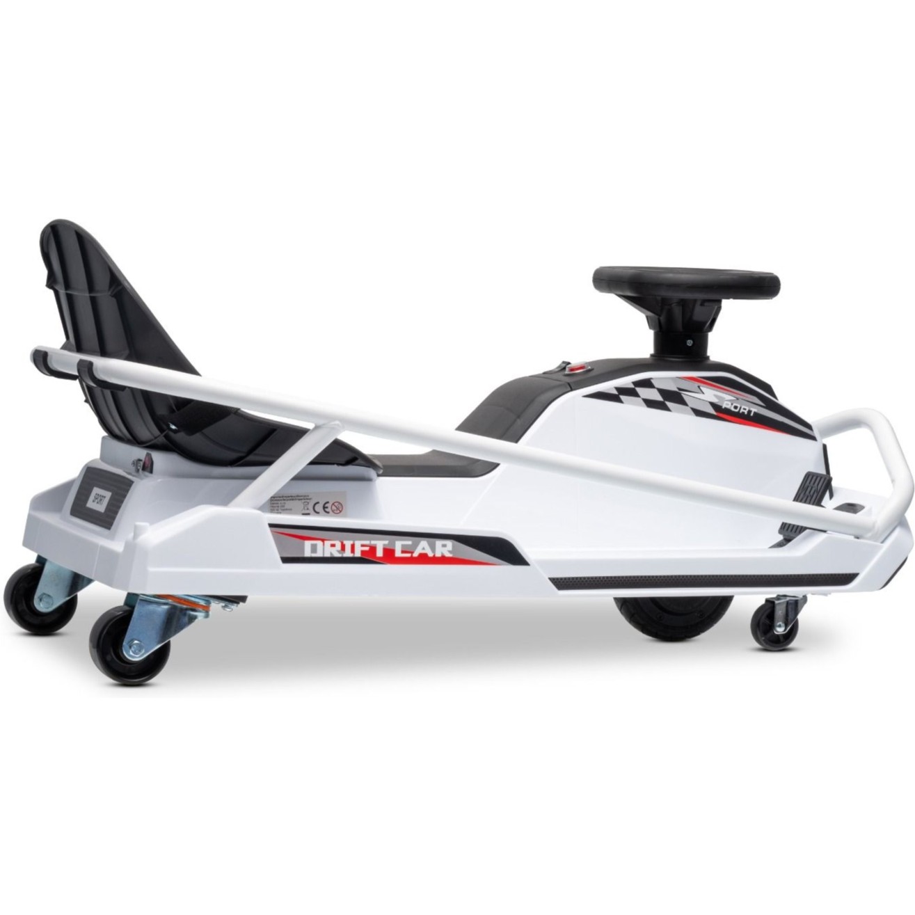 22V Drift Go-Kart, bel otroški avto Beneo 22V Drift Go-Kart, bel otroški avto Beneo