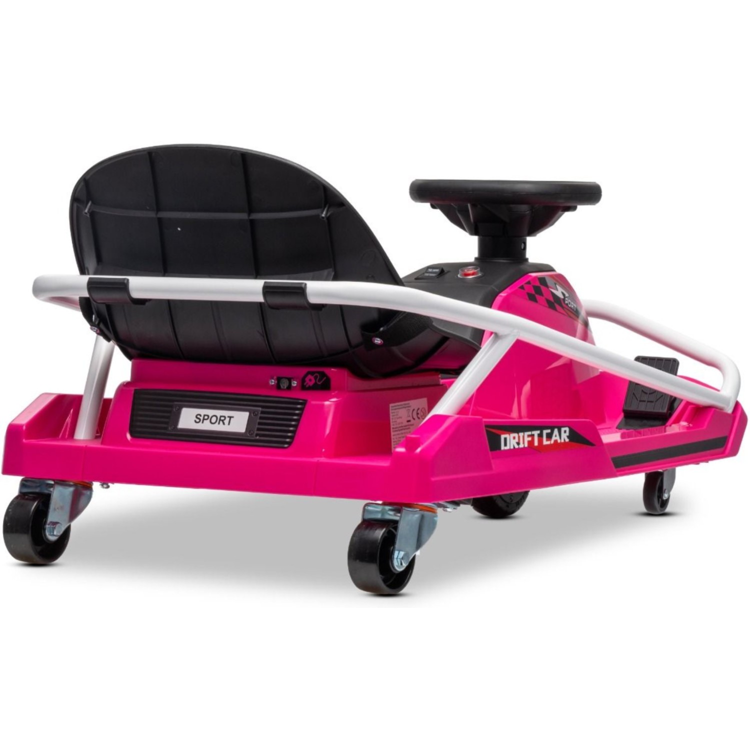 22V Drift Go-Kart, pink otroški avto Beneo