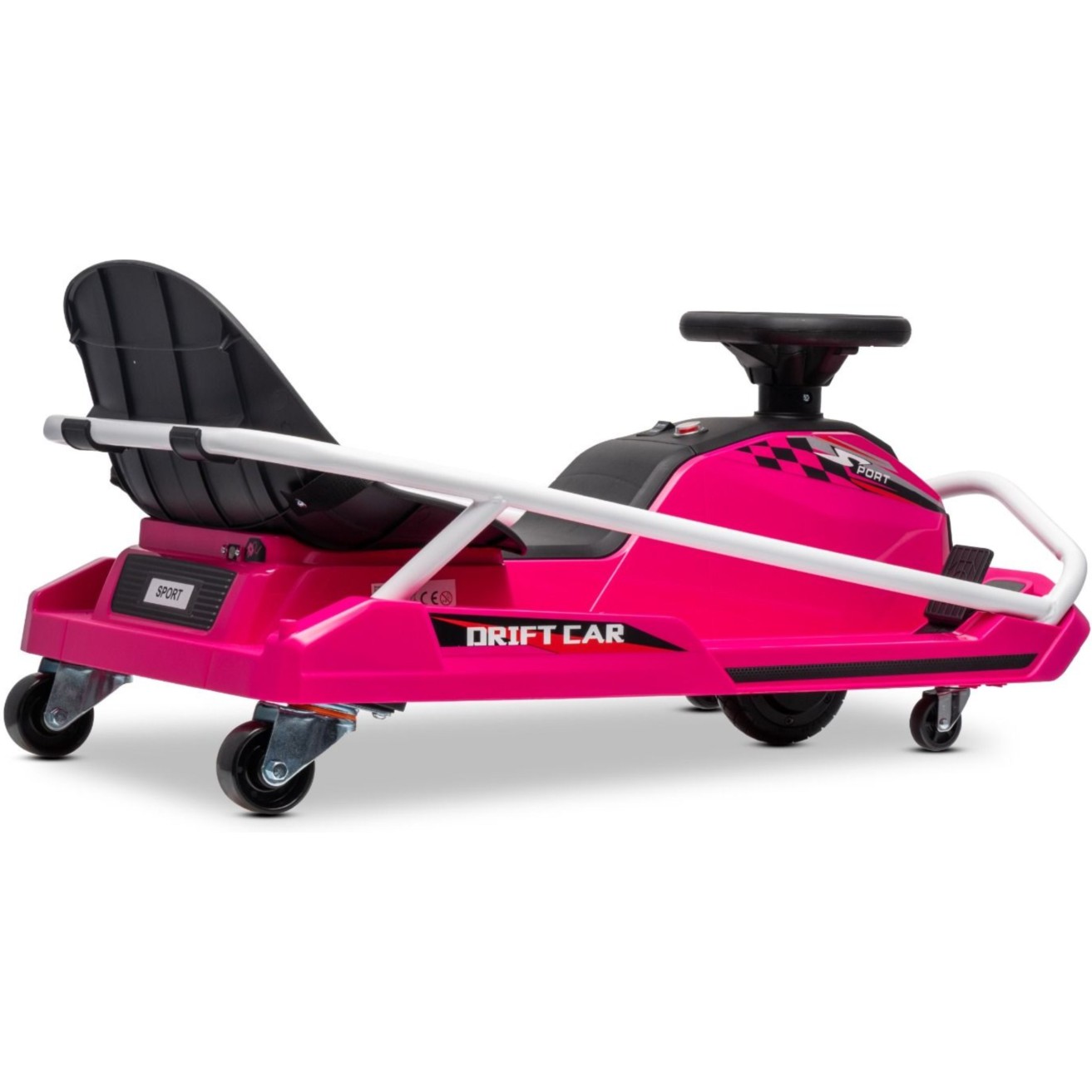 22V Drift Go-Kart, pink otroški avto Beneo