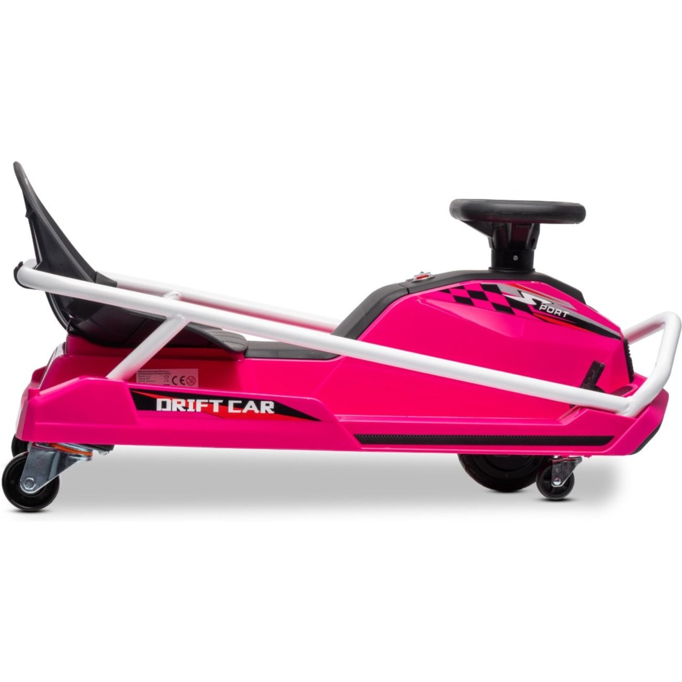 22V Drift Go-Kart, pink otroški avto Beneo