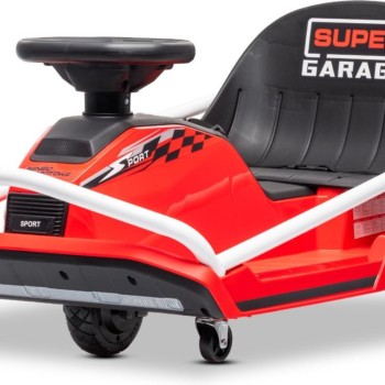 22V Drift Go-Kart, rdeč otroški avto Beneo