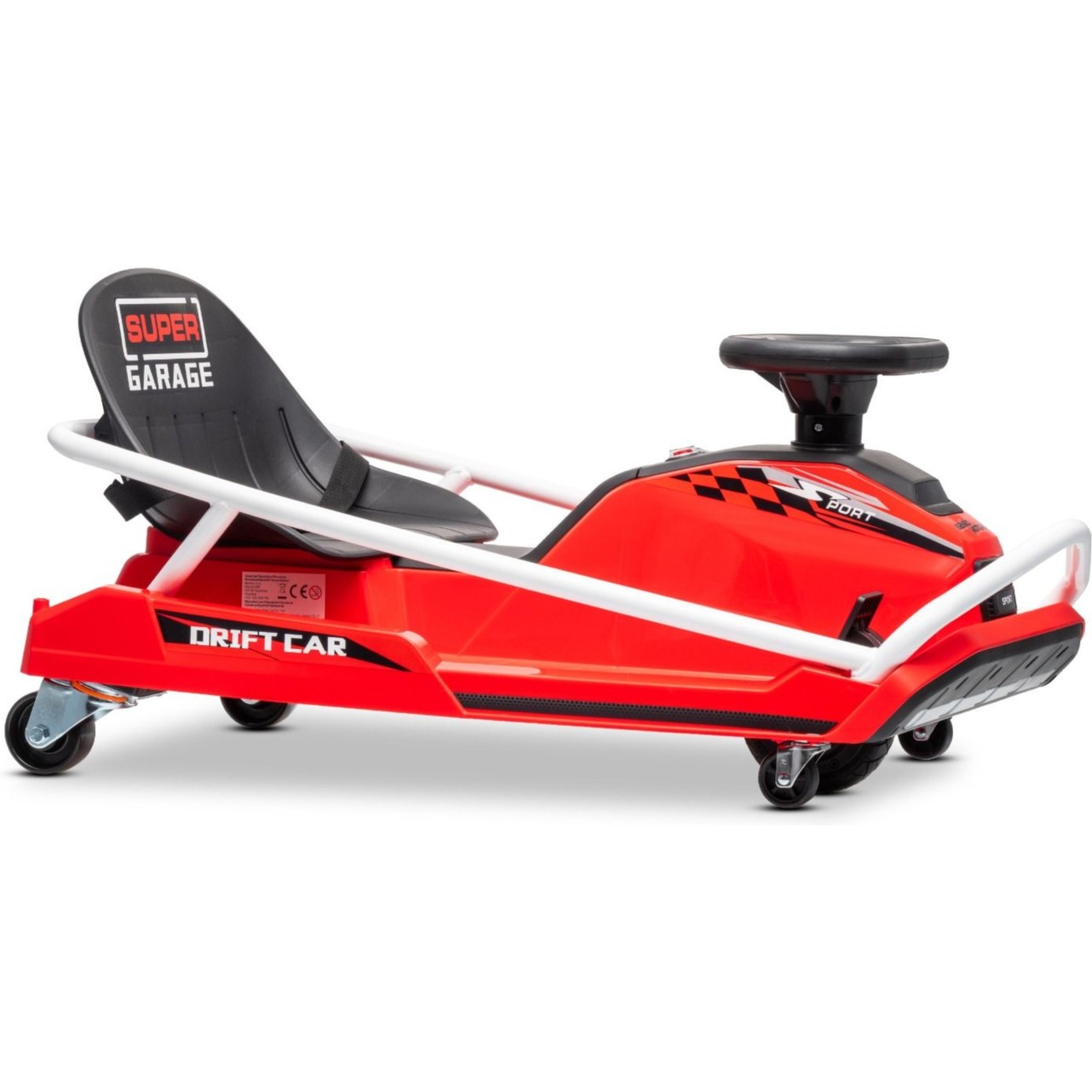 22V Drift Go-Kart, rdeč otroški avto Beneo