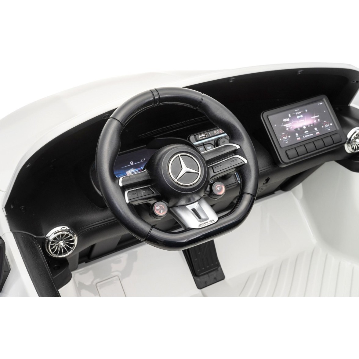 22V auto na akumulator Mercedes GT63 AMG, 4x200W, bijeli