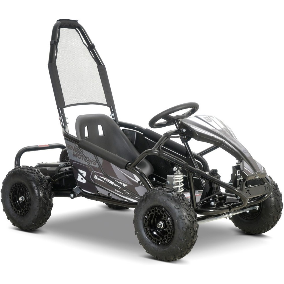 48V električni go kart za djecu BUGGY RSX Black