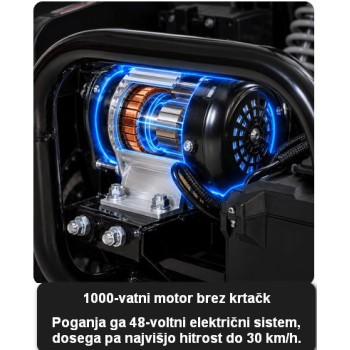 Električni 48V gokart 1000W BUGGY RSX Red Električni 48V gokart 1000W BUGGY RSX Red